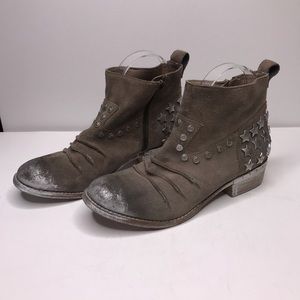 MIA Limited Edition Silver Star Studded Boots
